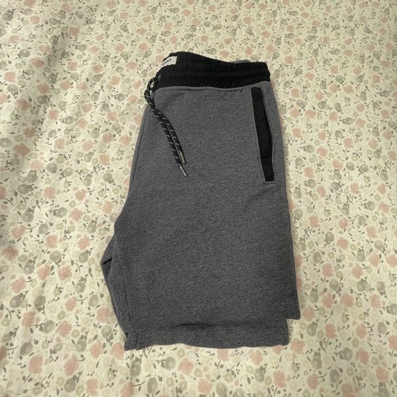 Old Navy Men's L Zipper Pocket Jogger Pants Gray w Black Trim - Picture 14 of 15